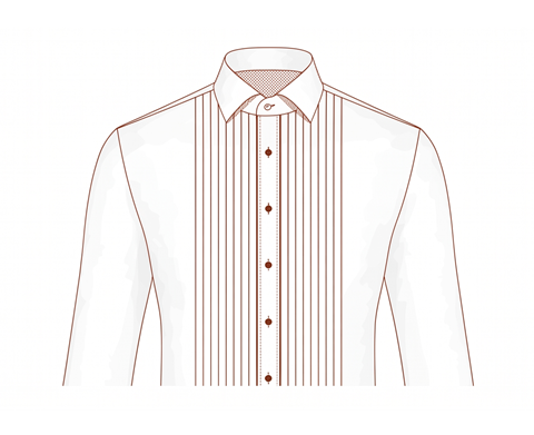 Pleated Tuxedo